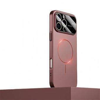 Capa Magnética MagSafe à Prova de Queda Fosca QT09 V-REEL para iPhone 17 Pro Max - Vermelho - 1