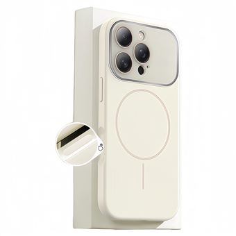 Capa de Silicone Líquido Magnética MagSafe QT11 V-REEL para iPhone 17 Pro - Branco - 1