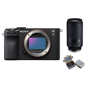 Câmara Sony a7C II (Preto) + Lente Tamron 70-300mm f/4.5-6.3 Di III RXD para bateria Sony E + Kingma 2000mAh (Sony NP-FZ100) - 1