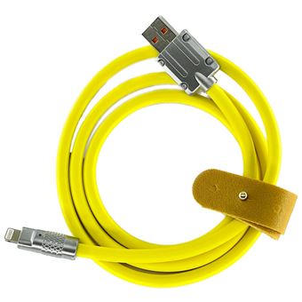 Cabo USB Lightning V-REEL para iPhone 7p/8p | 1 m - Amarelo - 1