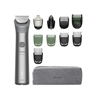 Máquina de Cortar Cabelo Philips All-in-One Trimmer 5000 Series MG5941/15 Aparador 11 em 1 | Cinzento claro - 1