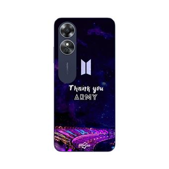 Capa Maniacase para Oppo A17 | BTS army group BTS king of K-pop - 1