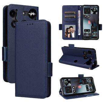 Capa FOXDOCK para Nothing Phone 3 | Prova de Choque | Magnética| TPU | Suporte para Cartão | Azul - 1