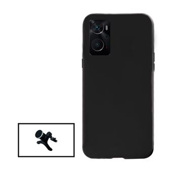 Kit Phonecare Suporte Magnético com Pernas + Capa Proteção Traseira Silicone para Oppo Reno7 Z 5G - Preto - 1
