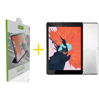 Pack 1 x Película de Vidro Temperado + Capa Accetel para Samsung Galaxy Tab A 10.1"" 2019 T510/T515 | Gel - Transparente Clear - 1