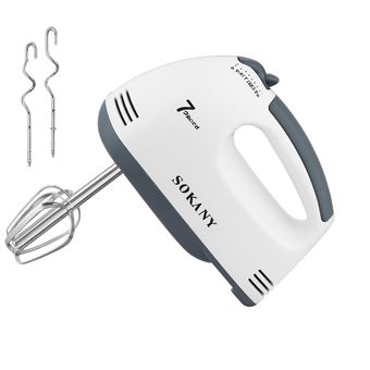 Batedeira de Mão Sokany SK-133 | 180W | Branco - 1
