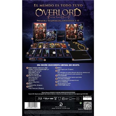 Anime Overlord - 3 Temporadas Completas Em Blu-ray