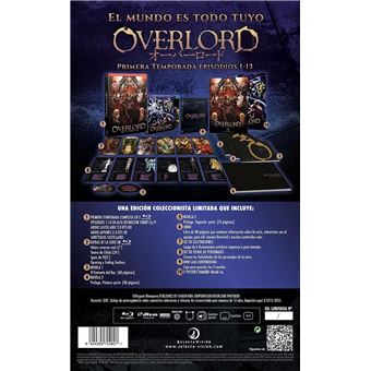 Overlord Temporada 1 (Collector) A4 (2Blu-ray) - Blu-ray - Compra filmes e  DVD na