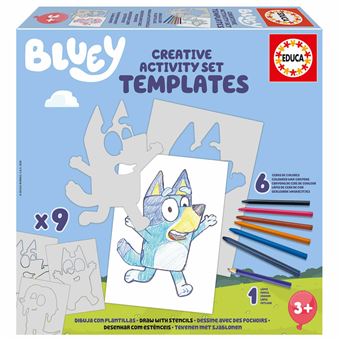 Bluey Creative Activity Set - Templates Educa - 1