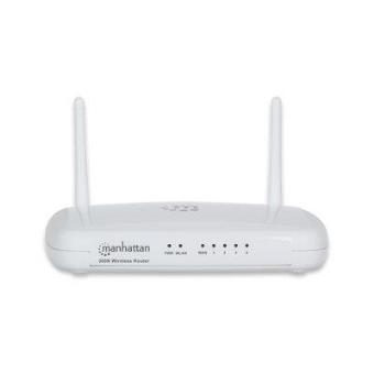 Manhattan 525466 router sem fios Single-band (2,4 GHz) Ethernet rápida Branco - 1