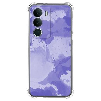 Capa Tumundosmartphone de silicone à prova de choque para Realme P3 lite com estampa em aquarela 01 - 1