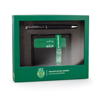 Porta-cartões + Caneta Sporting CP | Preto - 1