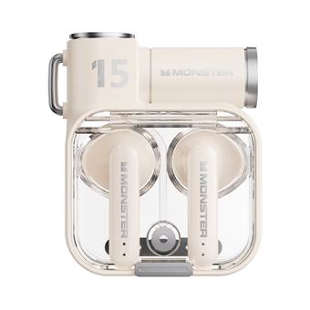 Auriculares Gaming  Klack AIRMARS XKT15 | Bluetooth 5.3 | sem fio |  Baixa latência | Bege - 1