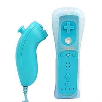 Comando Remoto Nunchuck V-REEL  2em1 para Nintendo Wii / Wii U | Acelerador embutido | Azul - 1