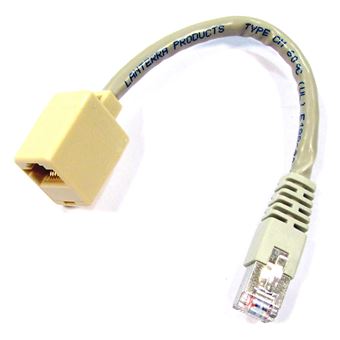 Cabo de Remendo de 15 cm que Cruza os Pinos do TIA-568A para o TIA-568B - 1