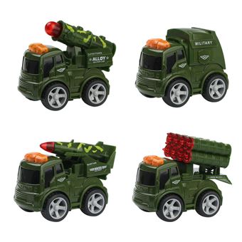 Carro de Brincar Zhishang #KLJ237 | Poder Inercial | Veículo Militar - Verde - 1