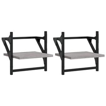 Estante VidaXL 836241 | Cinzento - 1