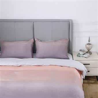 Capa de Edredão Estampada com Fronha BOD HOME | Degradê Roxo | 240x260cm - 1