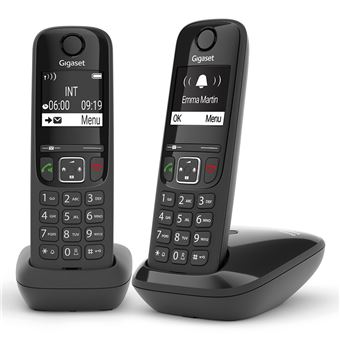 Telefone Analógico/dect Gigaset AS690 Duo | Preto - 1