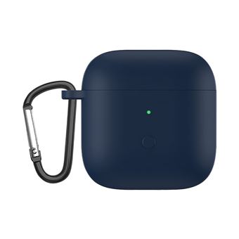 Capa Silicone com Mosquetão Azul meia-noite para Redmi Buds 3 - 1