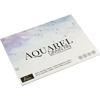 Bloco 20 Folhas para Pintar com Aguarela Nassau | A3 - 1