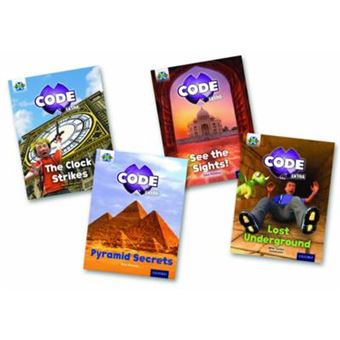 Project X Code Extra: Purple Book Band, Oxford Level 8: Wonders Of The World And Pyramid Peril, Mixed Pack Of 4 - 1