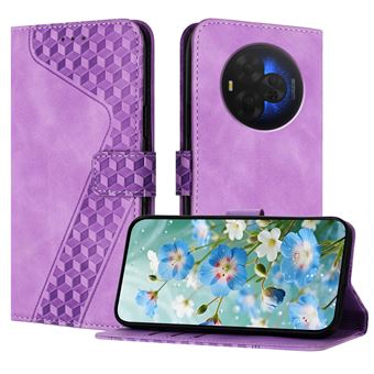 Capa FOXDOCK para TCL NxtPaper 60 Ultra com Fecho Magnético | Resistente a Impactos e Quedas | Compartimentos para Cartões | Roxo - 1
