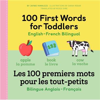 100 First Words For Toddlers Englishfrench Bilingual  A French Book For Kids - 1