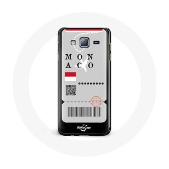 Capa Maniacase para Samsung Galaxy J7 2016 Bilhete de Avião Mônaco - 1