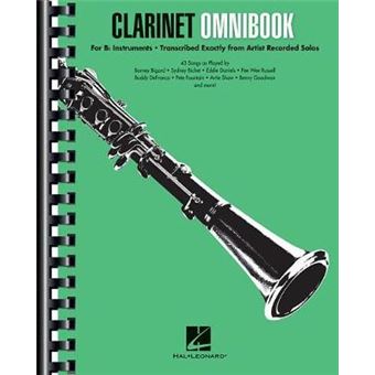 Clarinet Omnibook For Bflat Instruments Transcribed Exactly From Artist Recorded Solos - 1