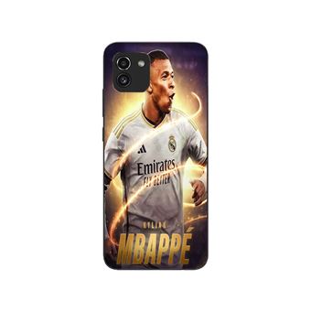 Capa Maniacase para Samsung Galaxy A03 Kylian Mbappe Real Madrid Wallpaper - 1