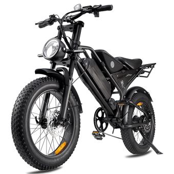 Bicicleta de montanha Elétrica BEZIOR ZM DK401 | Pneu largo 20" | preta - 1
