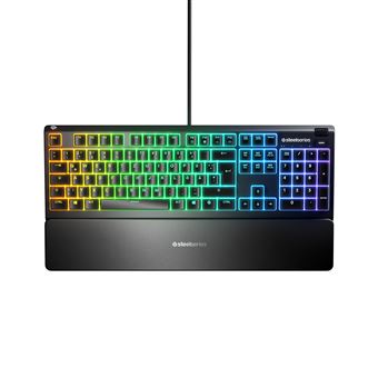Teclado Gaming com Fios Steelseries Apex 3 | Preto - 1