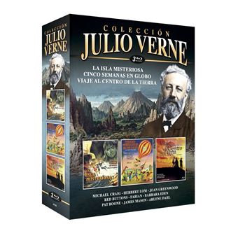 Mysterious Island + Five Weeks In A Balloon + Journey To The Center Of The Earth / Pack Julio Verne - Coleccion (3Blu-ray) - 1