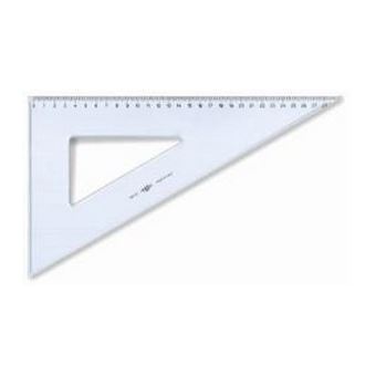 ARDA Squadra 60° 30 cm Linea Uni Poliuretno Transparente - 1