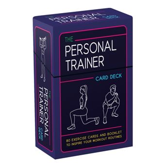 PERSONAL TRAINER CARD DECK 80 Exercise Cards and Booklet to Inspire Your Workout Routines - 1