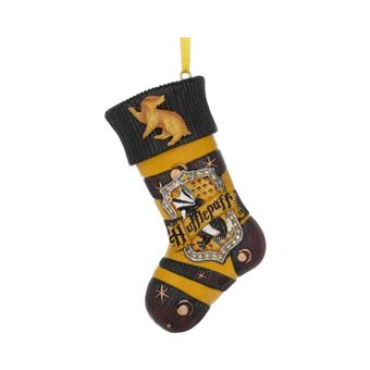 Ornamento de Natal Nemesis Now Harry Potter Meia Hufflepuff - 1