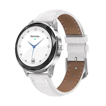 Smartwatch HSMY Watch HDT7 | Bracelete de Couro | Prata - 1