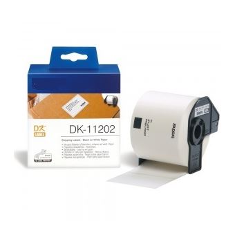 Etiquetas Printflow DK-11202 Compatível Brother | 62x100 mm | 300 Unidades - Branco - 1