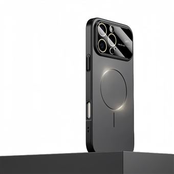 Capa Magnética MagSafe à Prova de Queda Fosca QT09 V-REEL para iPhone 17 Pro Max - Preto - 1