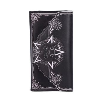 Carteira Nemesis Now Malpuss Embossed Purse | 18.5cm - 1
