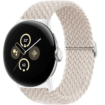 Bracelete em Nylon Trançada Ajustável Antiimpacto para Google Pixel Watch | Luz das estrelas - 1