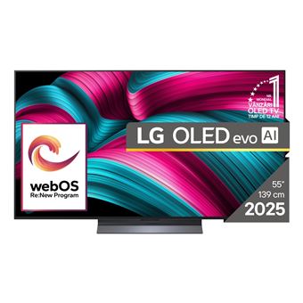 Smart TV LG OLED evo AI OLED55C51LA | OLED evo | 4K UHD | 55'' | 139,7 cm | F - 1