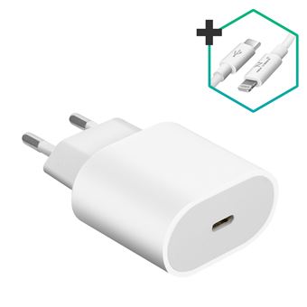 Carregador Avizar Setor USB-C e Cabo Lightning Carga Rápida Power Delivery | 20 W - Preto - 1