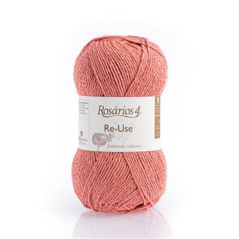 Fio de Tricot Rosários 4 Re Use | 100G | Salmão - 1