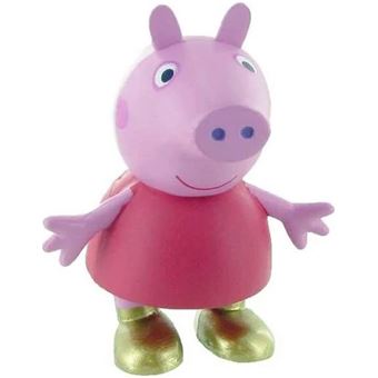 Figura Comansi Peppa Pig- Sapato de ouro | 5 cm - 1