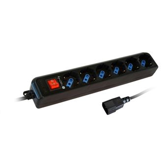Extensão Elétrica Techly IUPS-PCP-6V | Preto - 1