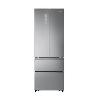 Frigorífico Americano Hisense RF632N4AIC1 | 200x70,4x69,4 cm | 485 L | C | Prateado, Aço inoxidável - 1