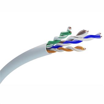 Cabo de Rede Extralink CAT5E UTP (U/UTP) V2 Wewnetrzny | Kabel sieciowy skretka | 50M (EX.22493) - 1