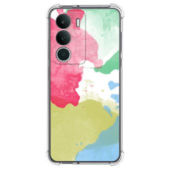 Capa Tumundosmartphone de silicone à prova de choque para Realme P3 lite com estampa em aquarela 2 desenhos - 1